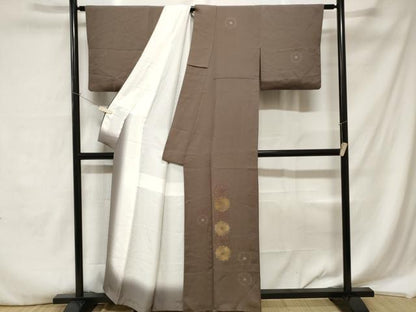 平和屋着物■訪問着 菊文 正絹 逸品 CABA7354ev