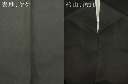 平和屋着物■豪華黒留袖 刺繍 片輪車花鳥文 金彩 正絹 逸品 CABA7414ev