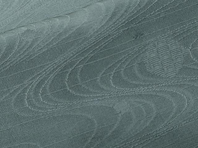 平和屋着物■上質な色無地 流水箔散らし文 薄縹色 正絹 逸品 CABA7423ev