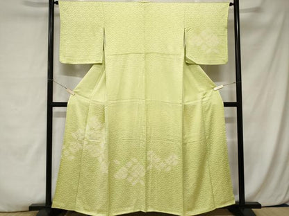 平和屋着物■訪問着 総絞り 青海波花文 正絹 逸品 CABA7458ev