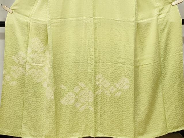 平和屋着物■訪問着 総絞り 青海波花文 正絹 逸品 CABA7458ev