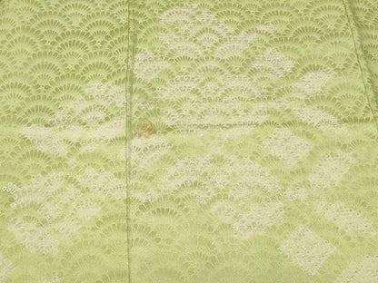 平和屋着物■訪問着 総絞り 青海波花文 正絹 逸品 CABA7458ev