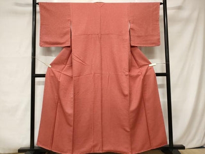 平和屋着物■上質な小紋 芝草文 正絹 逸品 未使用 CABA7468ev