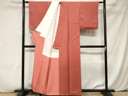 平和屋着物■上質な小紋 芝草文 正絹 逸品 未使用 CABA7468ev