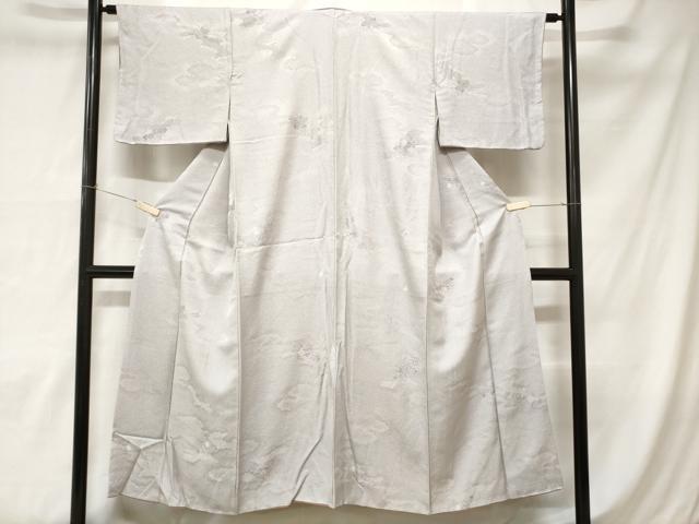 平和屋着物■上質な小紋 草花文 金彩 正絹 逸品 CABA7470ev