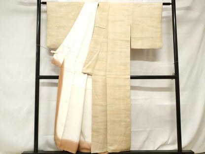 平和屋着物■上質な小紋 霞文 暈し染め 正絹 逸品 CABA7499ev