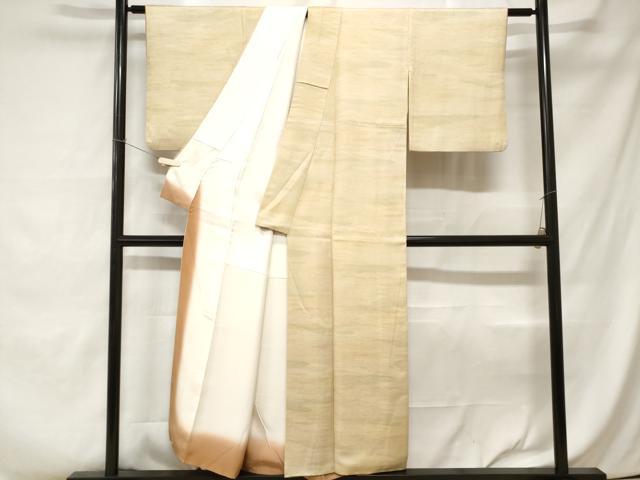 平和屋着物■上質な小紋 霞文 暈し染め 正絹 逸品 CABA7499ev