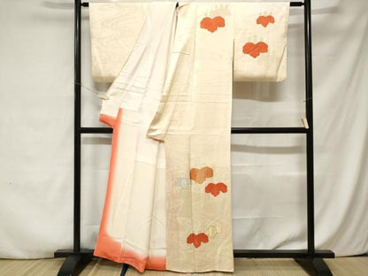 平和屋着物■訪問着 駒刺繍 流水桐文 金彩 正絹 逸品 CABA7526ev