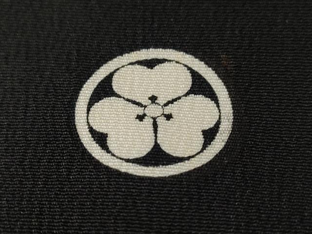 平和屋着物■豪華黒留袖　刺繍　扇面草花文　金銀彩　正絹　逸品　CABA7534ev