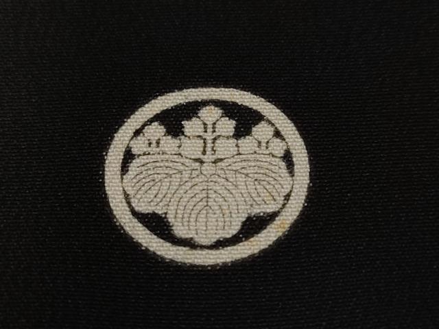 平和屋着物■豪華黒留袖　駒刺繍　優夢絹　遠山枝花文　暈し染め　金彩　正絹　逸品　CABA7540ev