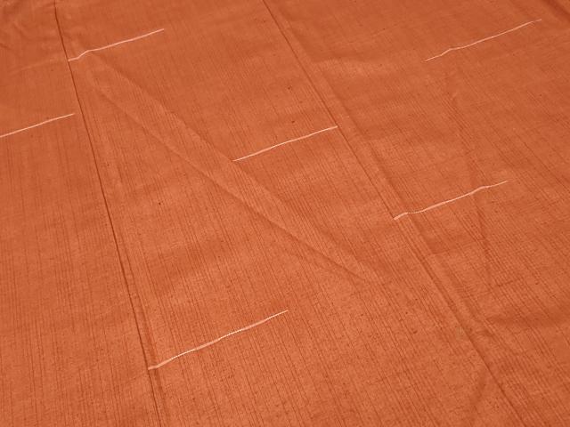 平和屋着物■上質な紬 横段文 正絹 逸品 CABA7585ev