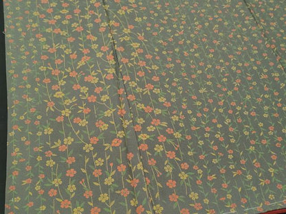 平和屋着物■上質な小紋　枝垂れ花文　正絹　逸品　CABA7843fb