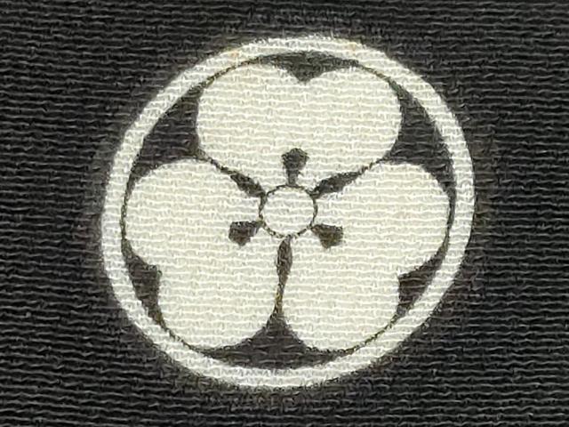平和屋着物■豪華黒留袖　刺繍　流水枝葉文　正絹　逸品　CABA7872fb