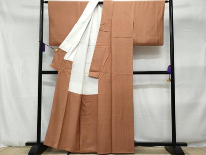 平和屋着物■江戸小紋　草花文　正絹　逸品　CABA7908fb