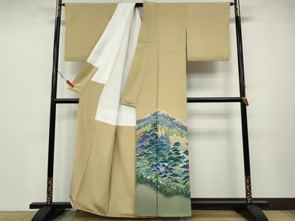 平和屋着物●豪華色留袖　友禅　作家物　彩賀旅情　正絹　逸品　CABA8007ut