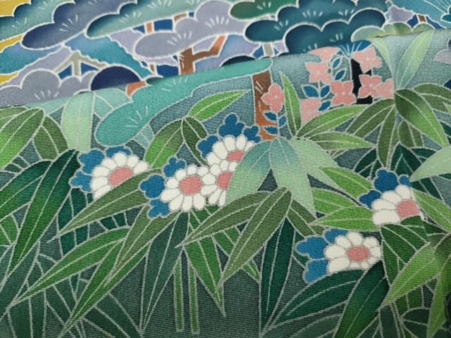 平和屋着物●豪華色留袖　友禅　作家物　彩賀旅情　正絹　逸品　CABA8007ut