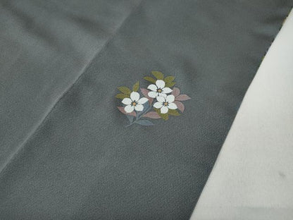 平和屋着物●訪問着 エ霞花文 金彩 正絹 逸品 CABA8009ut
