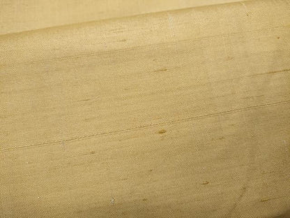 平和屋着物●上質な紬　卵色　正絹　逸品　CABA8012ut