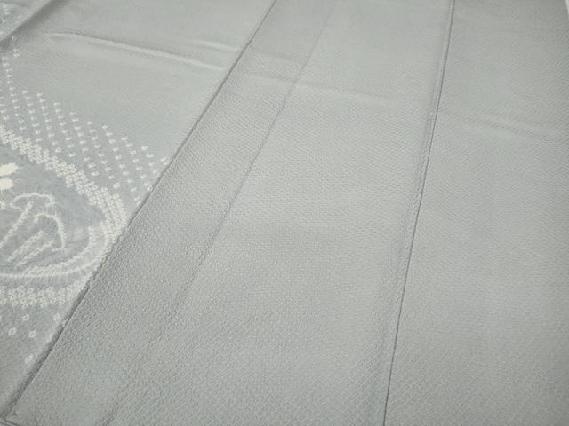 平和屋着物●訪問着 絞り 流水風景花文 正絹 逸品 CABA8015ut