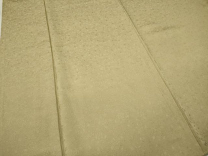 平和屋着物●上質な色無地 舞花地紋 浅黄色 正絹 逸品 CABA8017ut