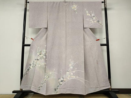 平和屋着物●訪問着　作家物　花籠文　暈し染め　金彩　正絹　逸品　CABA8044ut