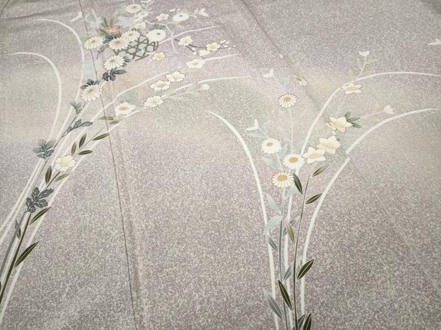 平和屋着物●訪問着　作家物　花籠文　暈し染め　金彩　正絹　逸品　CABA8044ut