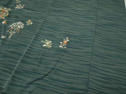 平和屋着物●訪問着 動物花文 金彩 正絹 逸品 CABA8047ut