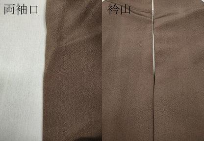 平和屋着物●訪問着　雪輪枝花文　暈し染め　正絹　逸品　CABA8051ut
