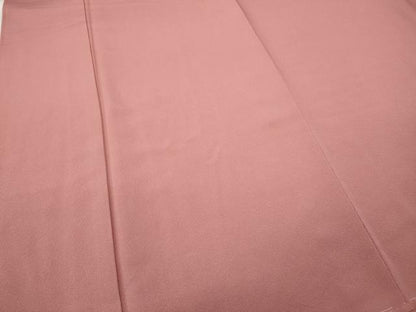 平和屋着物●上質な色無地 薄紅色 正絹 逸品 CABA8087ut