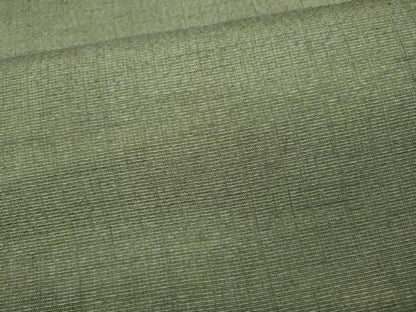 平和屋着物●上質な紬 作家物 山葵色 まるやま扱い 正絹 逸品 CABA8104ut