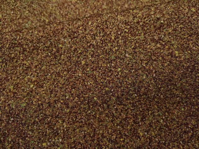 平和屋着物●上質な小紋 霞文 たたき染め 正絹 逸品 CABA8113ut