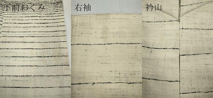 平和屋着物●訪問着　紬地　鶴　正絹　逸品　CABA8183ut