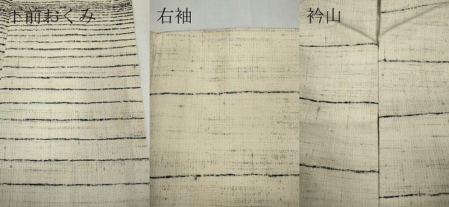 平和屋着物●訪問着　紬地　鶴　正絹　逸品　CABA8183ut