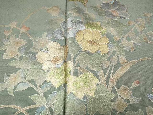 平和屋着物○金彩友禅作家 金彩の魔術師 堀省平 金煌