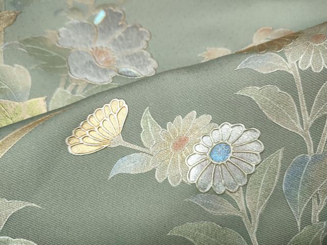 平和屋着物○金彩友禅作家 金彩の魔術師 堀省平 金煌