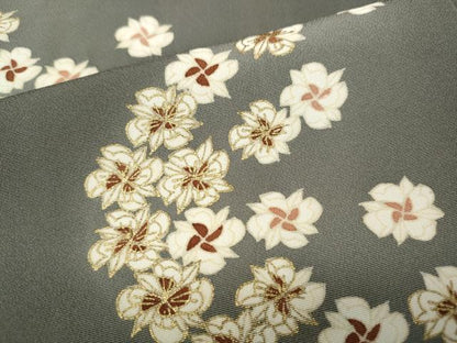 平和屋着物●訪問着　舞花文　金彩　正絹　逸品　CABA8221ut