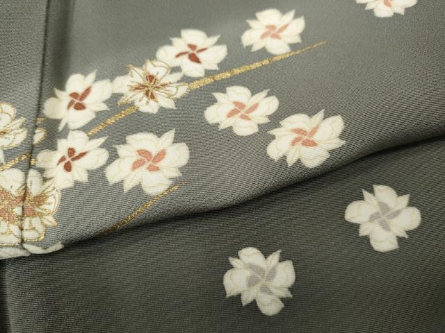 平和屋着物●訪問着　舞花文　金彩　正絹　逸品　CABA8221ut 平和屋着物○訪問着 舞花文 金彩 正絹 逸品 CABA8221ut