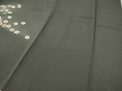 平和屋着物●訪問着　舞花文　金彩　正絹　逸品　CABA8221ut