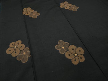 平和屋着物●上質な紬　捻梅　正絹　逸品　CABA8227ut