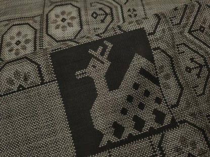 平和屋着物●本場大島紬　9マルキ　色紙重ね有栖川吉祥文　正絹　逸品　CABA8228ut