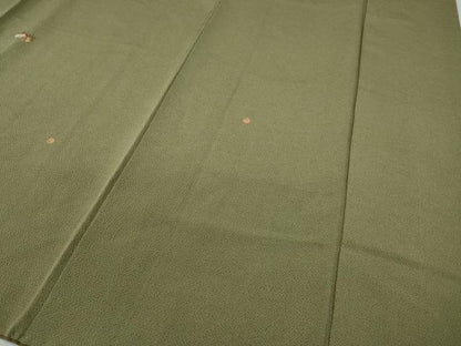 平和屋着物●訪問着　総刺繍　竹屋町刺繍　桐　金糸　鬼しぼ縮緬　正絹　逸品　CABA8237ut