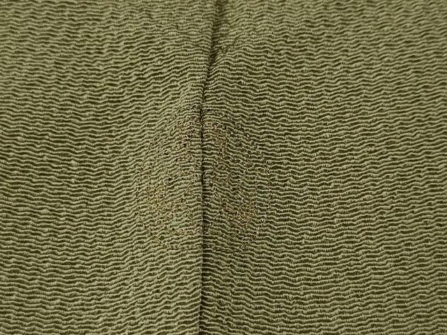平和屋着物●訪問着　総刺繍　竹屋町刺繍　桐　金糸　鬼しぼ縮緬　正絹　逸品　CABA8237ut