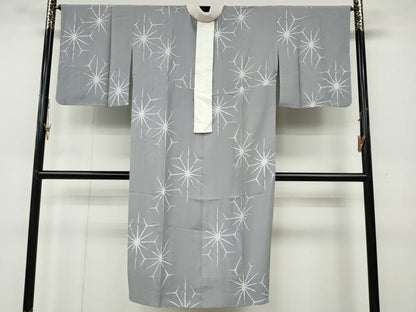 平和屋着物●長襦袢　無双仕立て　鹿の子吉祥花文　正絹　逸品　CABA8245ut