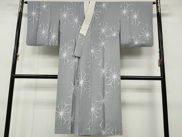 平和屋着物●長襦袢　無双仕立て　鹿の子吉祥花文　正絹　逸品　CABA8245ut