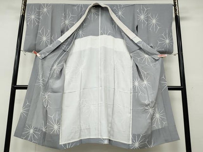平和屋着物●長襦袢　無双仕立て　鹿の子吉祥花文　正絹　逸品　CABA8245ut