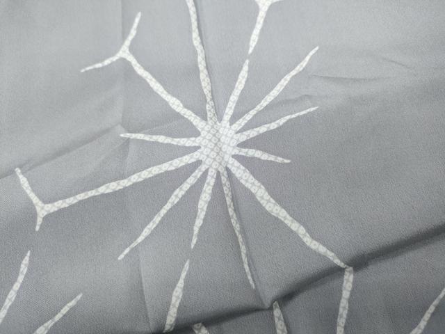 平和屋着物●長襦袢　無双仕立て　鹿の子吉祥花文　正絹　逸品　CABA8245ut