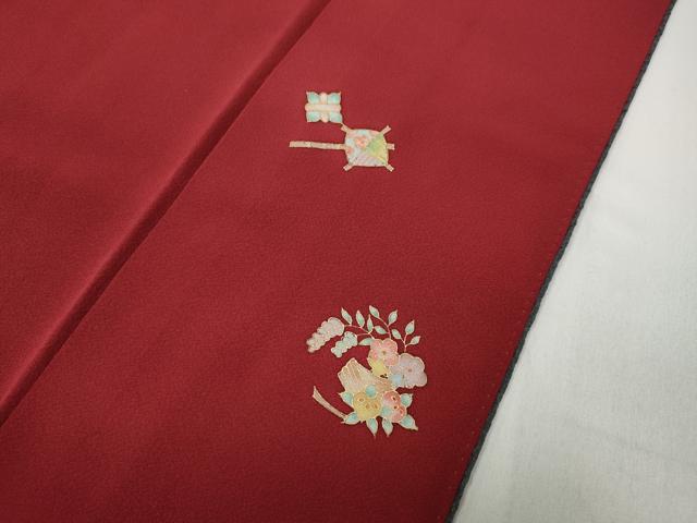 平和屋着物○上質な色無地 霞地紋 正絹 逸品 CABA8254ut