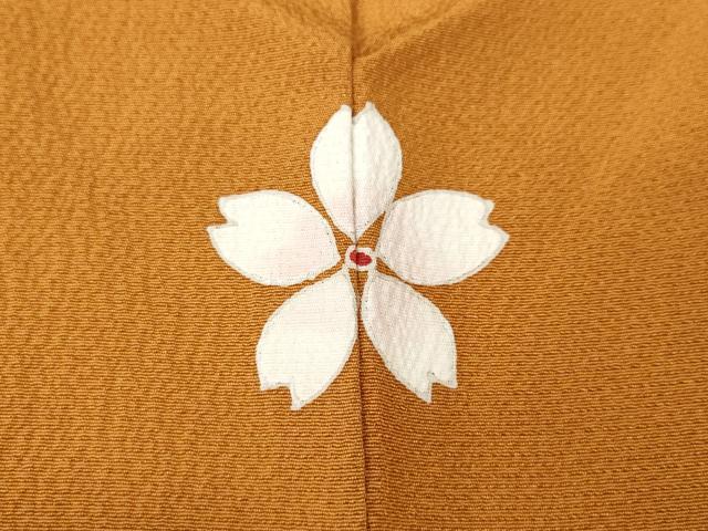 平和屋着物●中村玉緒　振袖　舞桜文　暈し染め　金銀彩　正絹　逸品　CABA8259ut