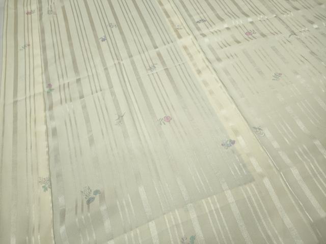 平和屋着物○長襦袢 無双仕立て 舞花文 正絹 逸品 CABA8267ut