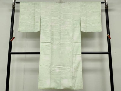 平和屋着物●長襦袢　袷　流水地紋　蛍暈し　正絹　逸品　CABA8269ut
